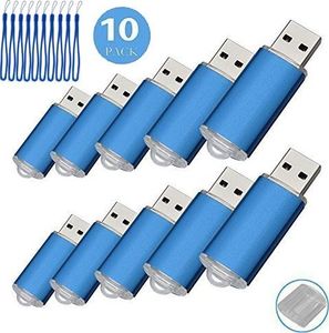 Pendrive Fenglangrong 10 sztuk pendrive USB 2.0 pendrive pendrive niebieski 16 GB 1