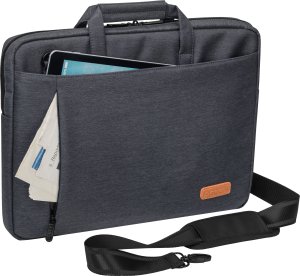 Torba Pedea Torba na laptopa PEDEA Elegance do 15, 6 cala (39, 6 cm), torba na ramię z paskiem na ramię i przegrodą na tablet do 11 cali (27, 96 cm), szara 2