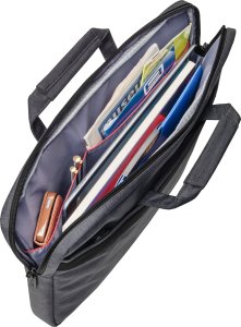 Torba Pedea Torba na laptopa PEDEA Elegance do 15, 6 cala (39, 6 cm), torba na ramię z paskiem na ramię i przegrodą na tablet do 11 cali (27, 96 cm), szara 3