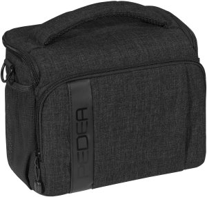 Torba Pedea Torba na aparat PEDEA DSLR Modna torba na aparat fotograficzny z wodoodporną osłoną przeciwdeszczową, paskiem do przenoszenia i przegródkami naAkcesoria (rozmiar XL, czarny) 2