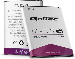 Bateria Qoltec Do Nokia 1616 1800 BL-5CB, 1000mAh (52011.BL-5CB) 1
