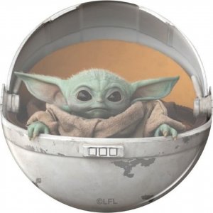 PopSockets PopSockets PopGrip - Wysuwana podstawa i uchwyt do smartfonów i tabletów z wymiennym wieczkiem - Kapsuła dziecięca (Baby Yoda) 2