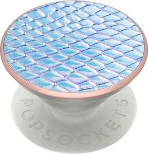 PopSockets PopSockets PopGrip - Wysuwana podstawa i uchwyt do smartfonów i tabletów z wymienną górną częścią - Iridescent Snake 1