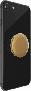PopSockets PopSockets PopGrip - Wysuwana podstawa i uchwyt do smartfonów i tabletów z wymienną górną częścią - Metaliczny diamentowy medalion złoty 4