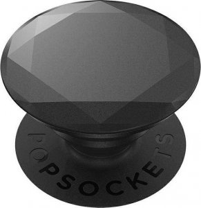 PopSockets PopSockets PopGrip - Wysuwana podstawa i uchwyt do smartfonów i tabletów z wymienną górną częścią - Metallic Diamond Black 1