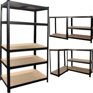 Severno Regał magazynowy metalowy 180x90x40 cm + para rękawic roboczych 2