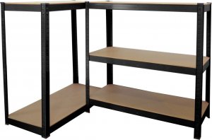 Severno Regał magazynowy metalowy 180x90x40 cm + para rękawic roboczych 3