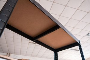 Severno Regał magazynowy metalowy 180x90x40 cm + para rękawic roboczych 8