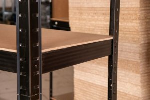 Severno Regał magazynowy metalowy 180x90x40 cm + para rękawic roboczych 9