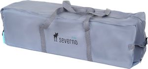 Severno Łóżeczko turystyczne Comfort Plus szaro-miętowe - szary || zielony 9