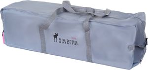 Severno Łóżeczko turystyczne składane dostawne Comfort Plus szaro-różowe - szary || różowy 10