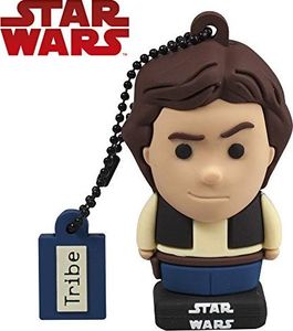 Pendrive Tribe Tribe Star Wars Han Solo USB Stick 32 GB Memory Stick 2.0 High Speed ??Pendrive Memory Stick Flash Drive, zabawne prezenty Figurka 3D, gadżet USB wykonany z twardego PCV z brelokiem 1