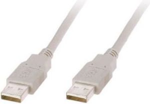 Kabel USB Mcab USB-A - USB-A 1.8 m Biały (7000714) 1