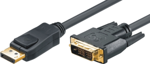 Kabel Mcab DisplayPort - DVI-D 3m czarny (7003472) 1
