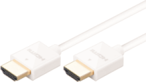 Kabel Mcab HDMI - HDMI 0.5m biały (7003029) 1