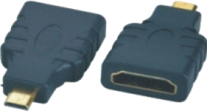 Adapter AV Mcab HDMI Micro - HDMI czarny (7110004) 1