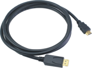 Kabel Mcab DisplayPort - HDMI 1m czarny (7003464) 3