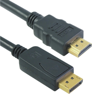 Kabel Mcab DisplayPort - HDMI 2m czarny (7003466) 1