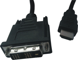 Kabel Mcab HDMI - DVI-D 3m czarny (7300082) 1
