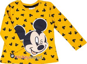 Pepco T-shirt chłopięcy Miki Donald Pluto 86 żółty 1