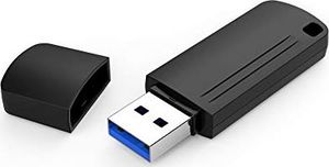 Pendrive Vansuny Pendrive USB 3.0 64GB, pendrive Vansuny USB 3.0 high speed z odczytem do 70MB / s, pendrive z nasadką i otworem na linę, pendrive do pracy / szkoły / fotografów, czarny 1