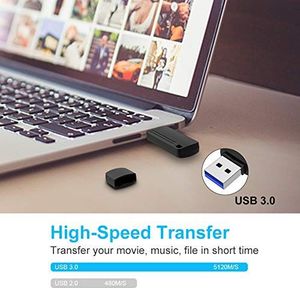 Pendrive Vansuny Pendrive USB 3.0 64GB, pendrive Vansuny USB 3.0 high speed z odczytem do 70MB / s, pendrive z nasadką i otworem na linę, pendrive do pracy / szkoły / fotografów, czarny 2