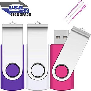 Pendrive EASTBULL Eastbull 2 ??pendrive USB 2.0 obrotowa konstrukcja pendrive składana pamięć (różne kolory ze smyczą) biały / różowy / fioletowy 32 GB 1
