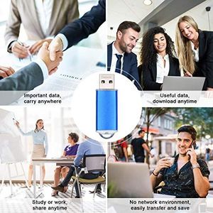 Pendrive Datarm Pamięć USB 512 MB 20 sztuk Mini pendrive - tania pamięć flash USB Urządzenia zewnętrzne Przechowywanie danych Pendrive - Datarm Blue Memory Stick Metal Przenośny biznesowy upominek Pamięć flash USB2.0 6