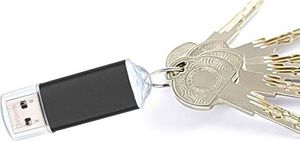 Pendrive Datarm Pamięć USB 128 MB 10 sztuk Tanie dyski flash USB - Metalowa karta Memory Stick o małej pojemności 10 sztuk Pamięć flash USB 2.0 - ramię danych Czarny Przenośna pamięć USB do przechowywania danych 7