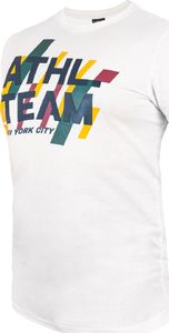 Pepco Męski T-shirt ze wzorem XL kremowy 1