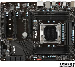 Płyta główna MSI X99A Raider, Intel X99, 2011-V3, DDR4, USB3.1 (7885-036R) 2