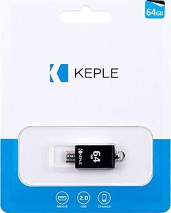 Pendrive Keple Pamięć USB 64GB OTG na Micro USB Pamięć flash 2 w 1 Pendrive 2.0 Kompatybilny z Tesco Hudl 1 / Hudl 2 / Hudl 7 cala / Hudl 2 8, 3 - Podwójny port dysku 64 GB 7
