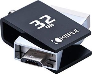 Pendrive Keple Pamięć USB 32GB OTG na Micro USB Pamięć flash 2 w 1 Pendrive 2.0 Kompatybilny z Huawei Y7, Y6, Y6 Pro, Y3, Y9 2018 / P8, P9 Lite / Honor 8X, 8X Max, 7C, 7X - Podwójny port 32 GB 2