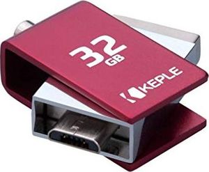 Pendrive Keple Pamięć USB 32GB czerwona OTG na Micro USB 2 w 1 pendrive pendrive 2.0 Kompatybilna z Asus MeMo Pad 7, Pad HD 7, Pad 8, Pad 10, ZenPad 7, 8, S 8.0 Z580C / Z380C, 10 Z300M - Dysk 32 GB 3