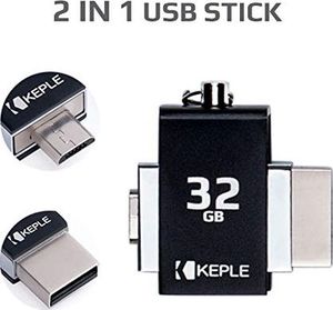 Pendrive Keple Pamięć USB 32 GB OTG na Micro USB Pamięć flash 2 w 1 Pendrive 2.0 Kompatybilny z LG V10 / G Pro 2, G Flex 2 / G2, G3, G4, G Pad / Q6 / K7, K8, K10 2017 / Nexus 4 , Nexus - Podwójny port 32 GB 4