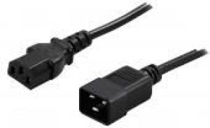 Kabel zasilający Natec Przedłużacz Kabla Zasilającego IEC 320 C13- C20 1.8M Powerwalker Czarny (91010041) 1