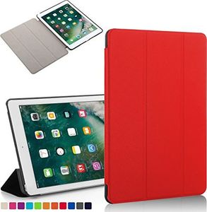 Etui na tablet FOREFRONT Pokrowiec Forefront Etui na Apple iPad 9, 7 cala 2017 Pokrowiec ochronny piątej generacji i podstawka - Lekki cienki, wszechstronna ochrona urządzenia i funkcja automatycznego budzenia w trybie uśpienia - czerwony 1