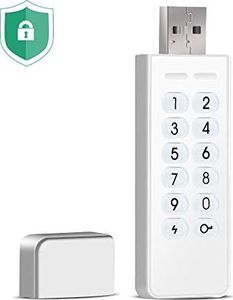 Pendrive Lepin Szyfrowana pamięć USB, pamięć flash szyfrowana Lepin 32 GB 256 - bitowy sprzęt AES - XTS szyfrowany rozszerzony (biały) 1