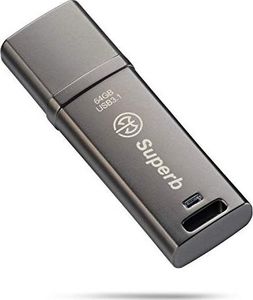 Pendrive AXE Memory AX Superb 64 GB USB 3.1 SuperSpeed ??USB stick, metalowa obudowa, prędkość odczytu do 400 MB / s, pendrive 1