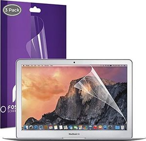 Filtr Fosmon Macbook Air 13 - calowa folia zabezpieczająca ekran (3 sztuki) Fosmon [krystalicznie czysta HD] ekran / folia LCD [+ zestaw do czyszczenia] 1