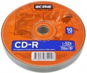 Acme CD-R 80/700MB, 52X, 10 sztuk (4770070854457) 1