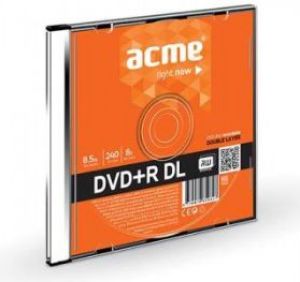 Acme DVD+R, double layer, 8.5GB, 8X, slim box (4770070859827) 1