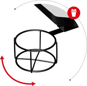 Biurko Huzaro Hero 2.5 Białe 120 cmx60 cm 7