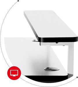 Biurko Huzaro Hero 5.0 Białe 120 cmx60 cm 8