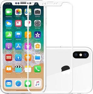 Alogy Szkło hartowane na cały ekran Full Glue iPhone X Xs Bałe uniwersalny 2