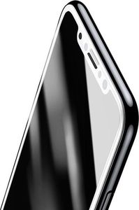 Alogy Szkło hartowane na cały ekran Full Glue iPhone X Xs Bałe uniwersalny 3