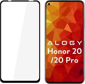 Alogy Szkło Alogy Full Glue na cały ekran Huawei Honor 20 / 20 Pro Czarne uniwersalny 2
