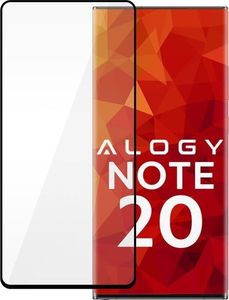 Alogy Szkło Alogy Full Glue case friendly do Samsung Galaxy Note 20 Czarne uniwersalny 2