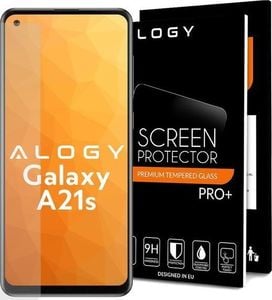 Alogy Szkło hartowane Alogy na ekran do Samsung Galaxy A21s + Szkło na obiektyw uniwersalny 1