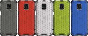 Hurtel Honeycomb etui pancerny pokrowiec z żelową ramką Xiaomi Redmi Note 9 Pro / Redmi Note 9S przezroczysty uniwersalny 14